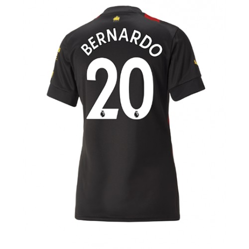 Fotbalové Dres Manchester City Bernardo Silva #20 Dámské Venkovní 2022-23 Krátký Rukáv